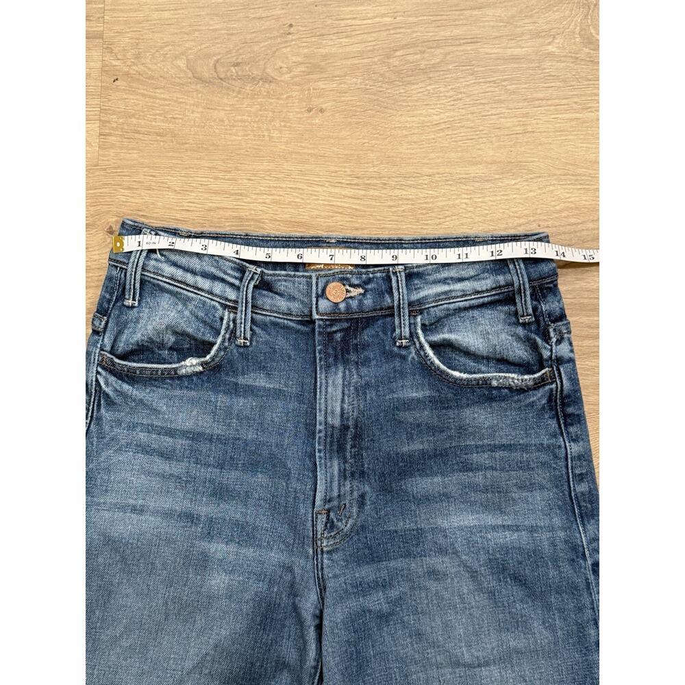 MOTHER The Hustler Roller Wide Leg Ankle Jean in High on the Hog Women’s 27 Blue - Picture 5 of 12